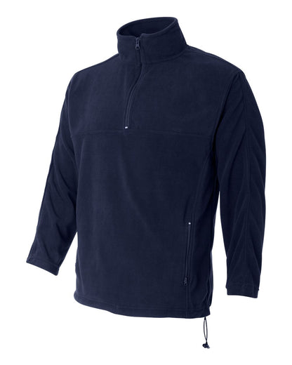 Sierra Pacific Men's Microfleece Quarter-Zip Pullover 3351 #color_Nantucket Navy