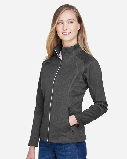 North End Women's Gravity Performance Fleece Jacket 78174 #colormdl_Carbon Heather