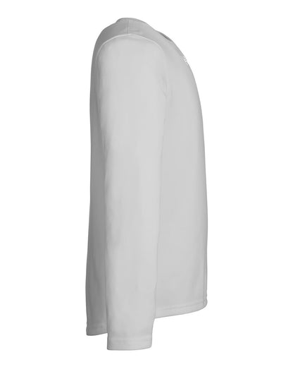 Under Armour Youth Tech™ Team Long Sleeve T-Shirt 1377488 #color_Mod Grey Light Heather/ White