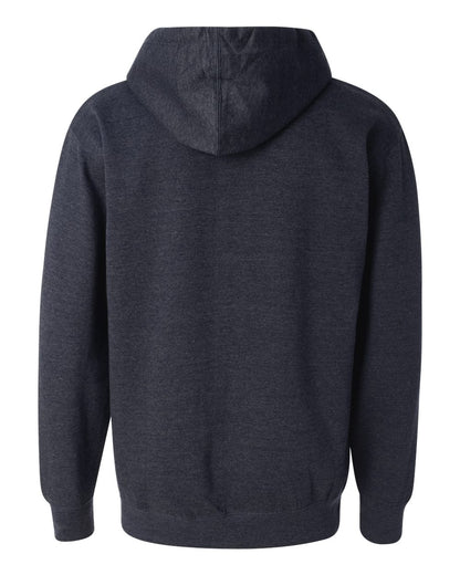 Independent Trading Co. Unisex Midweight Hooded Sweatshirt SS4500 #color_Classic Navy Heather