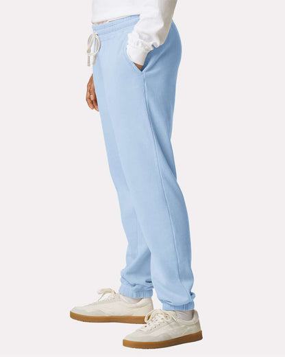 Comfort Colors Garment-Dyed Lightweight Fleece Sweatpants 1469 #colormdl_Hydrangea