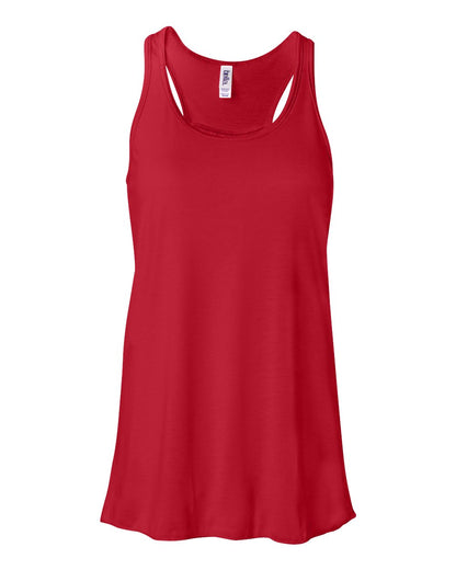 BELLA + CANVAS Women's Flowy Racerback Tank 8800 #color_Red