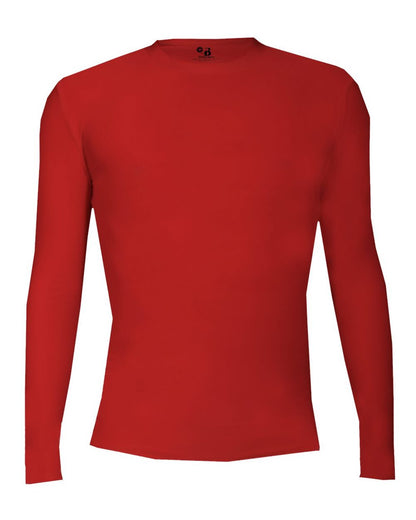 Badger Pro-Compression Long Sleeve T-Shirt 4605 #color_Red