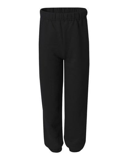 JERZEES Youth NuBlend® Sweatpants 973BR #color_Black