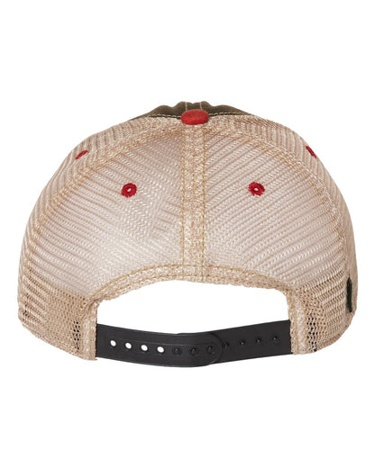 LEGACY Old Favorite Trucker Cap OFA #color_Black/ Scarlet Red/ Khaki