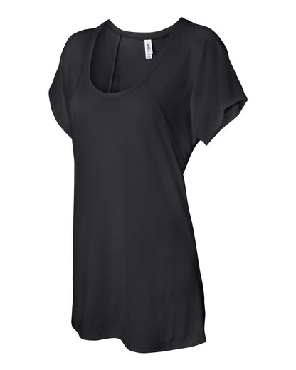 BELLA + CANVAS Women’s Flowy Raglan Tee 8801 #color_Black