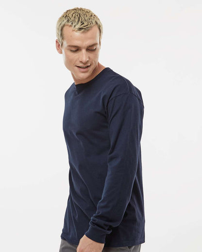 Tultex Heavyweight Jersey Long Sleeve T-Shirt 291 #colormdl_Navy