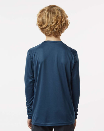 Paragon Youth Long Islander Performance Long Sleeve T-Shirt 218Y #colormdl_Navy