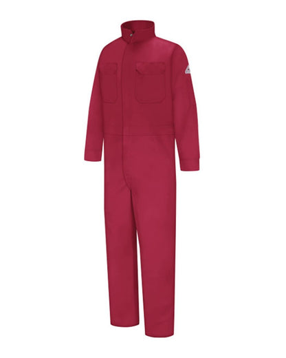 Bulwark Premium Coverall - EXCEL FR Tall Sizes CEB2T #color_Red