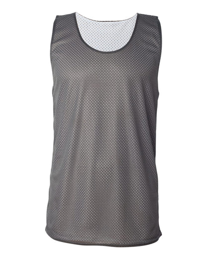 Badger Pro Mesh Reversible Tank Top 8529 #color_Graphite/ White