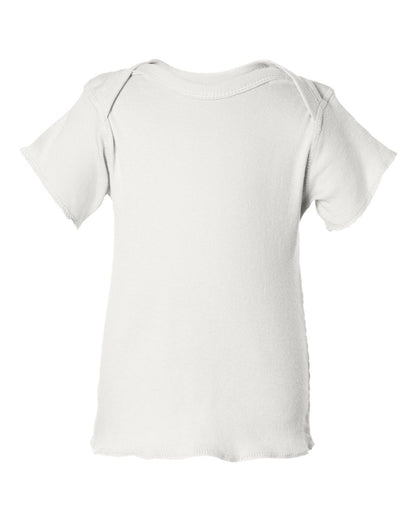 Rabbit Skins Infant Baby Rib Tee 3400 #color_White