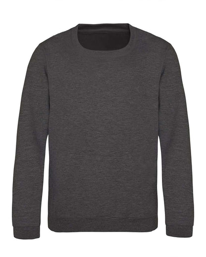 AWDis Youth Crewneck Sweatshirt JHY030 #color_Charcoal