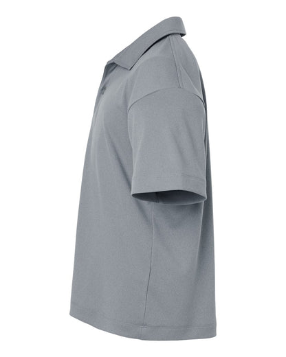 AllPro Youth Pro-Lock Performance Polo 41800Y #color_Heather Steel