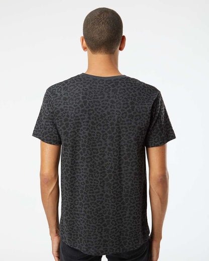 LAT Unisex Fine Jersey Tee 6901 #colormdl_Black Leopard