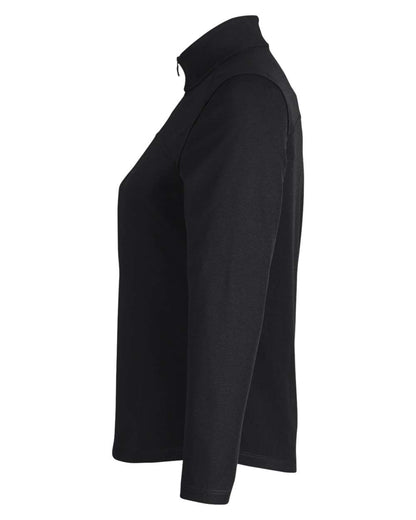 North End Women's Express Tech Performance Pique Quarter-Zip Pullover NE412W #color_Carbon