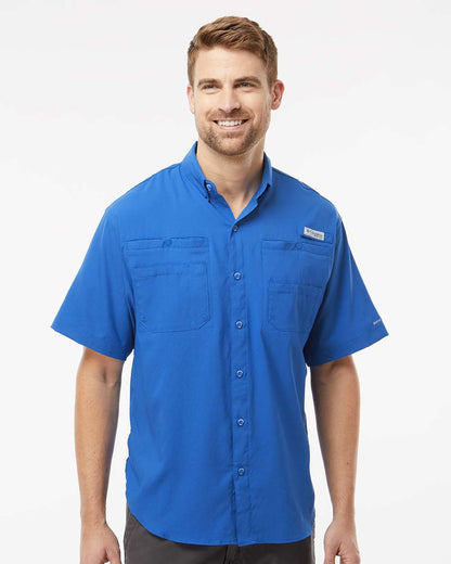 Columbia PFG Tamiami™ II Short Sleeve Shirt 212468 #colormdl_Vivid Blue