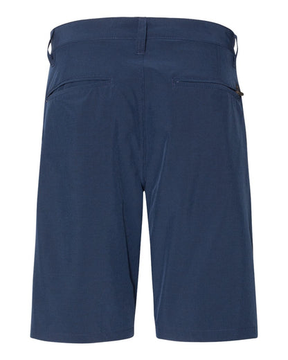 Burnside Hybrid Stretch Shorts 9820 #color_Navy Heather