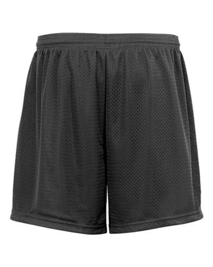 Badger Unisex Tricot Mesh 5" Shorts 7225 #color_Graphite