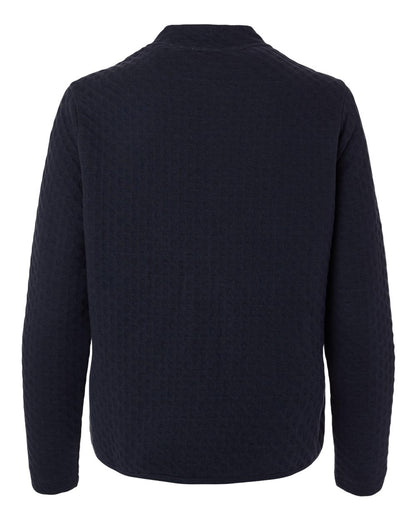 Devon & Jones Women's Berkeley Textured Full-Zip Jacket DG740W #color_Navy