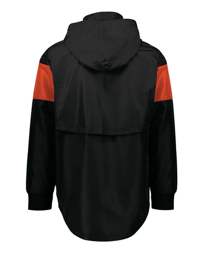 Holloway Men's Potomac Hooded Jacket 229527 #color_Black/ Orange