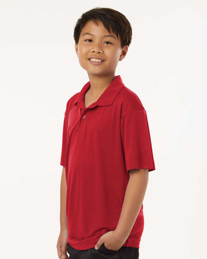 AllPro Youth Pro-Lock Performance Polo 41800Y #colormdl_Red