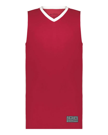 Augusta Sportswear Match-Up Basketball Jersey 6886 #color_Scarlet/ White