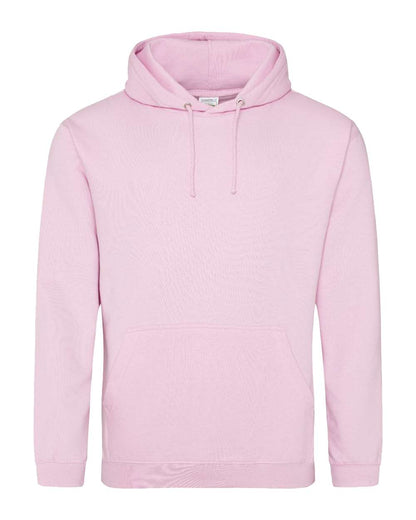 AWDis Unisex College Hooded Sweatshirt JHA001 #color_Baby Pink