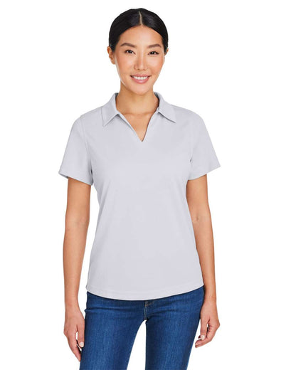 CORE365 Women's Market Snag Protect Mesh Polo CE104W #colormdl_Platinum
