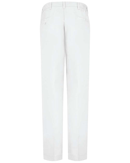 Red Kap Men's Elastic Insert Work Pants PT60 #color_White - 37 Unhemmed