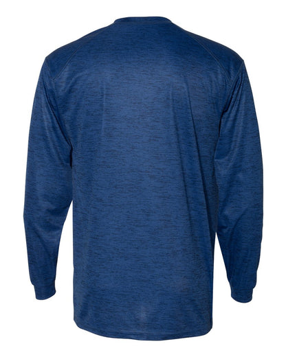 Badger Tonal Blend Long Sleeve T-Shirt 4174 #color_Royal Tonal Blend