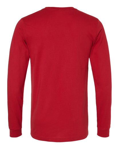 BELLA + CANVAS Jersey Long Sleeve Tee 3501 #color_Canvas Red