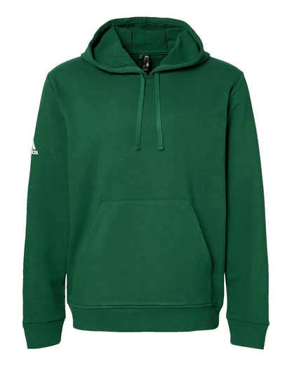 Adidas Fleece Hooded Sweatshirt A432 #color_Collegiate Green