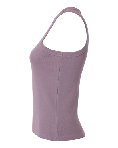 American Apparel Women's Baby Rib Tank BR2101 #color_Smokey Violet
