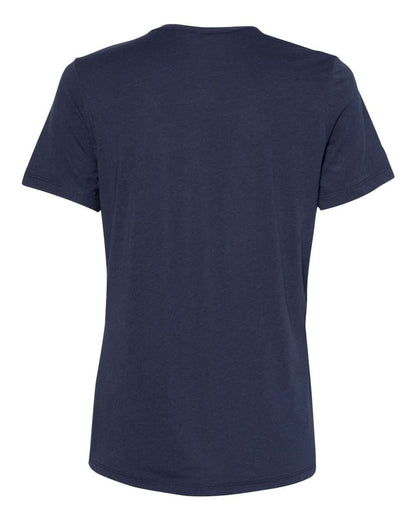 BELLA + CANVAS Women’s Relaxed Fit Triblend Tee 6413 #color_Solid Navy Triblend