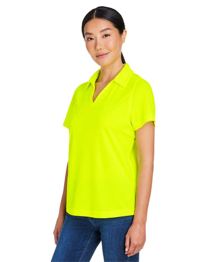 CORE365 Women's Market Snag Protect Mesh Polo CE104W #colormdl_Safety Yellow