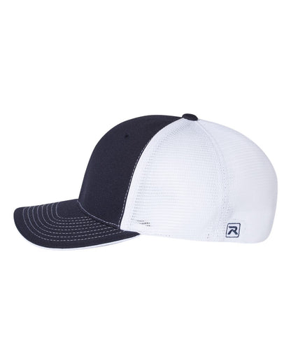 Richardson Pulse Sportmesh R-Flex Cap 172 #color_Navy/ White Split
