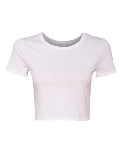 BELLA + CANVAS Women’s Crop Tee 6681 #color_White