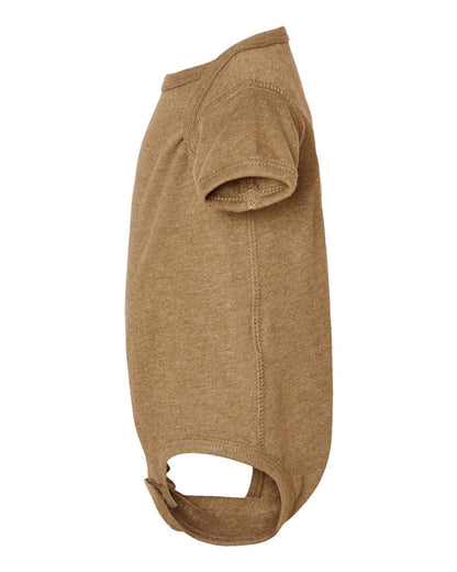 Rabbit Skins Infant Fine Jersey Bodysuit 4424 #color_Vintage Coyote Brown