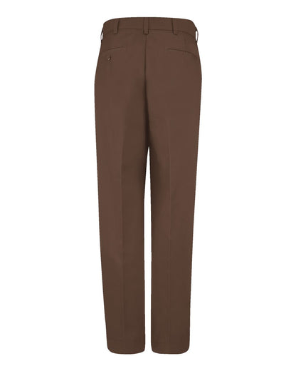 Red Kap Men's Extended Sizes Dura-Kap Industrial Pants PT20EXT #color_Brown - Unhemmed
