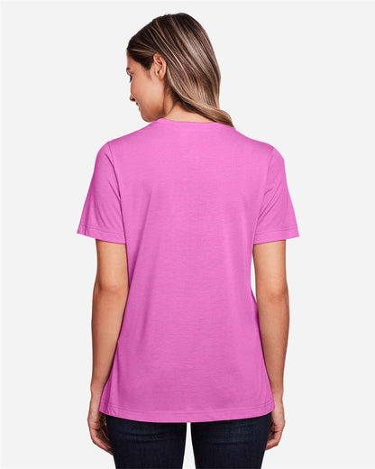CORE365 Women's Fusion ChromaSoft™ Performance T-Shirt CE111W #colormdl_Charity Pink