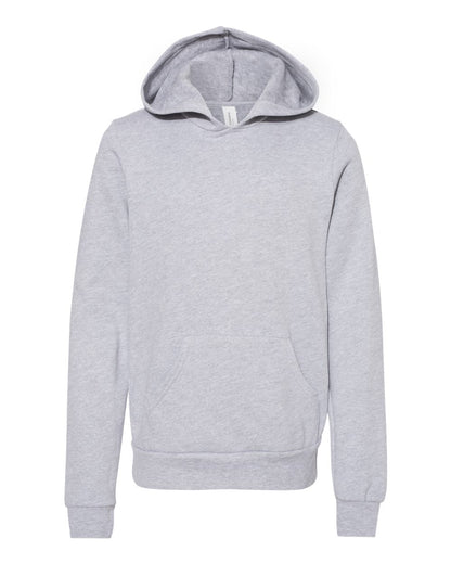 BELLA + CANVAS Youth Sponge Fleece Hoodie 3719Y #color_Athletic Heather