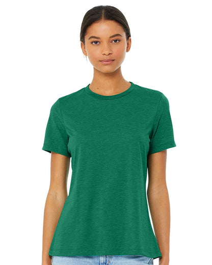 BELLA + CANVAS Women’s Relaxed Fit Triblend Tee 6413 #colormdl_Kelly Triblend