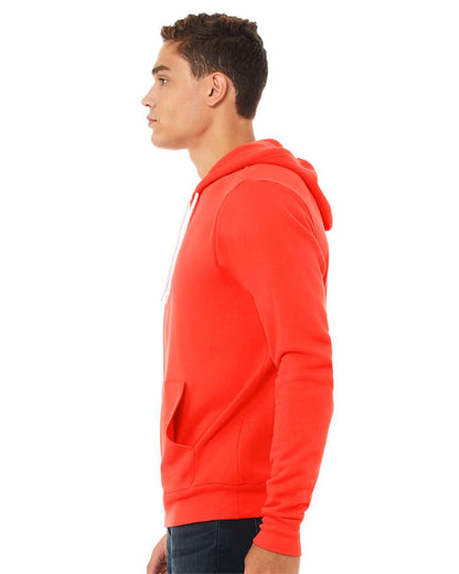 BELLA + CANVAS Sponge Fleece Hoodie 3719 #colormdl_Poppy