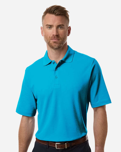 CORE365 Men's Resolve CVC Performance Pique Polo CE106 #colormdl_Electric Blue