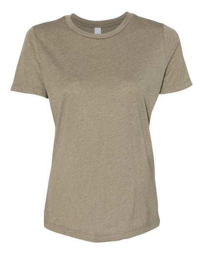 BELLA + CANVAS Women’s Relaxed Fit Triblend Tee 6413 #color_Olive Triblend