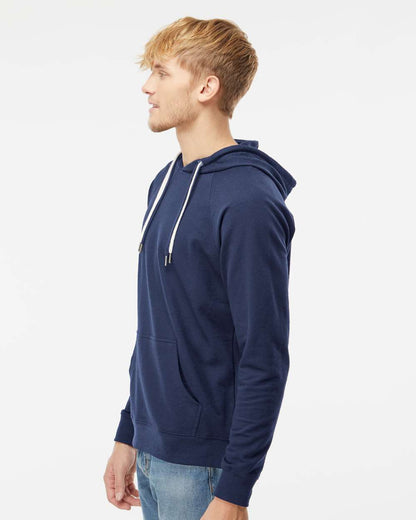 Independent Trading Co. Unisex Icon Lightweight Loopback Terry Hooded Sweatshirt SS1000 #colormdl_Indigo