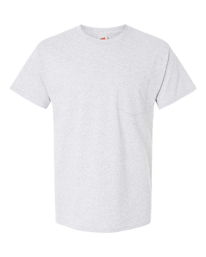 Hanes Essential-T Pocket T-Shirt 5290P #color_Ash