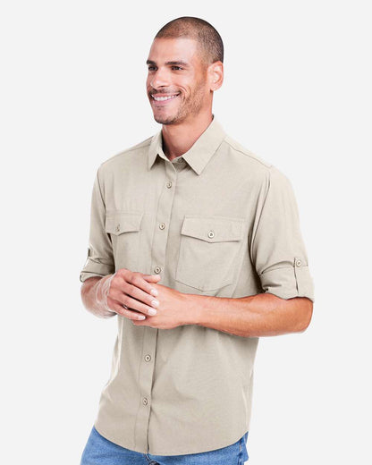 CORE365 Men's Ultra UVP® Marina Shirt CE510L #colormdl_Stone