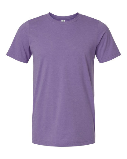 Tultex Combed CVC T-Shirt 602CVC #color_Heather Deep Purple