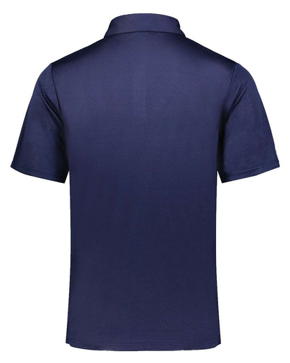 Holloway Men's Dry-Excel™ Prism Bold Polo 222576 #color_Navy/ White